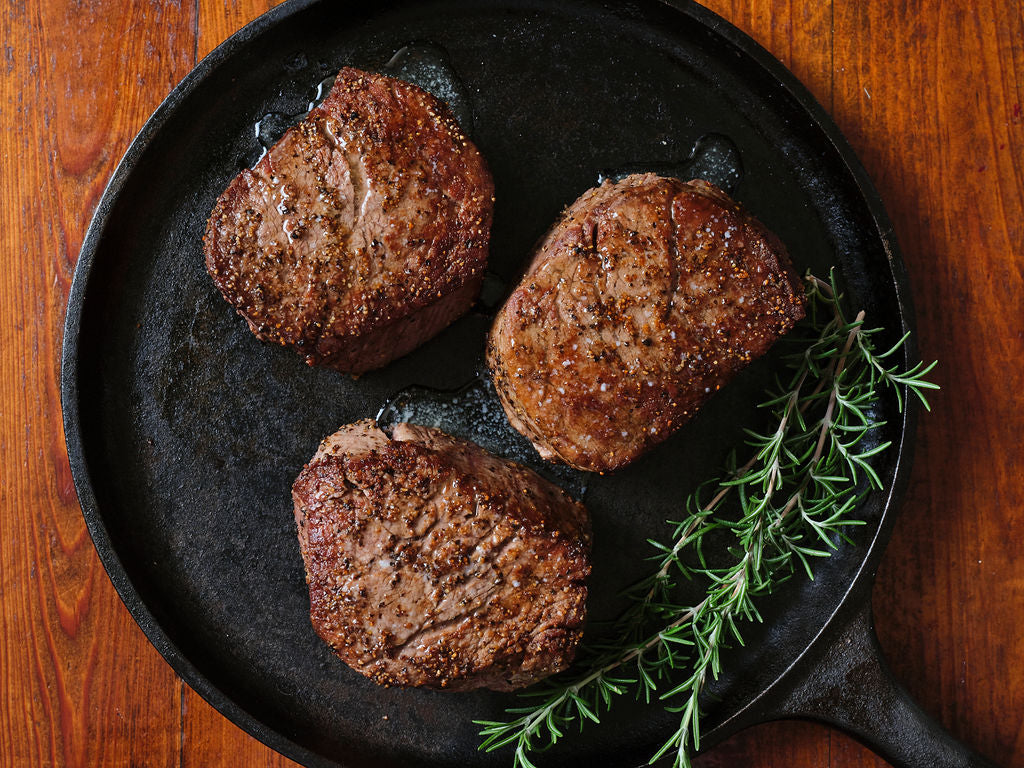 Center Cut Filet Mignon - Four 8oz. Steaks